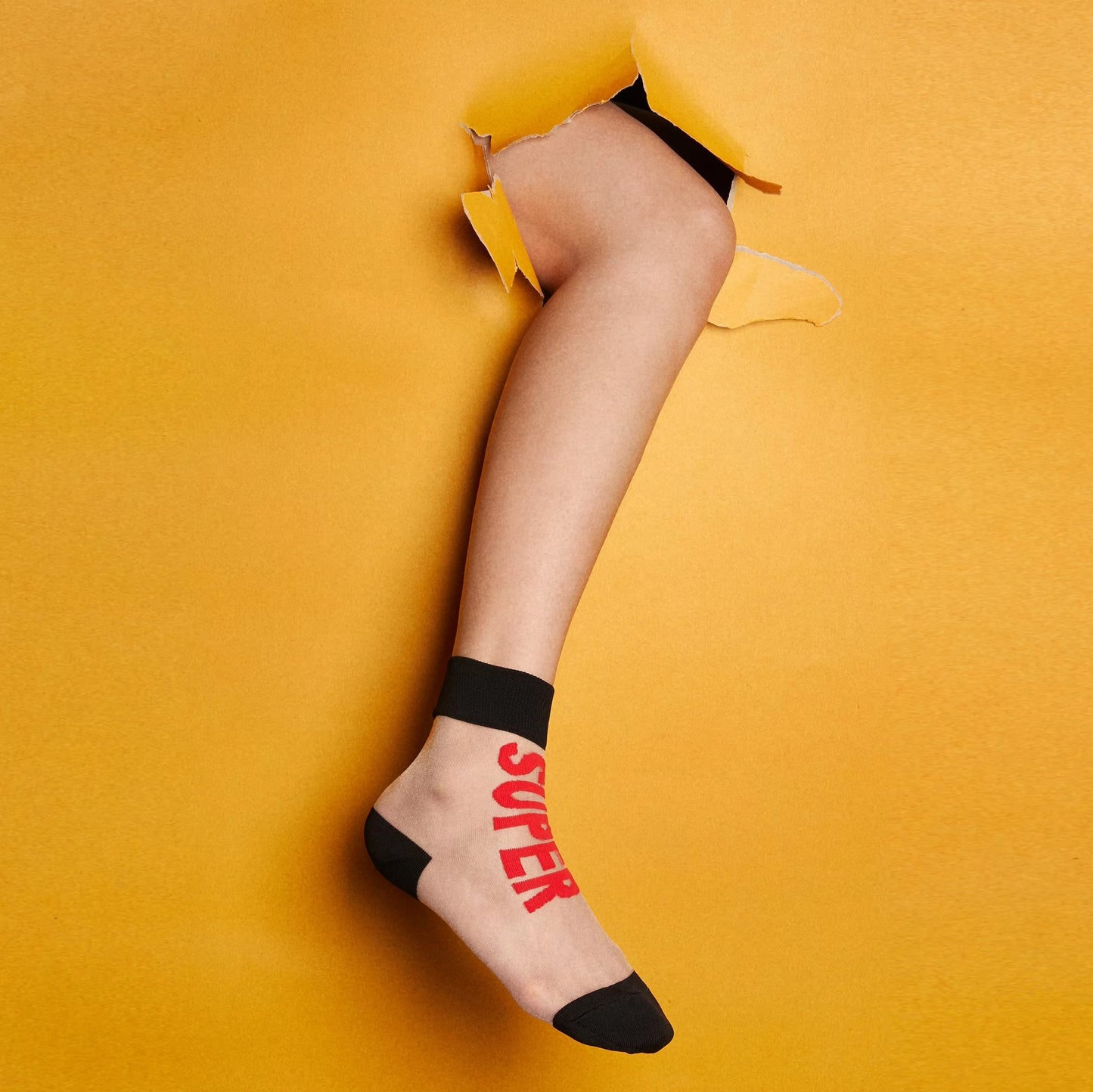 Custom-Logo Super Young Girls' Fashion Nylon Foot Socks