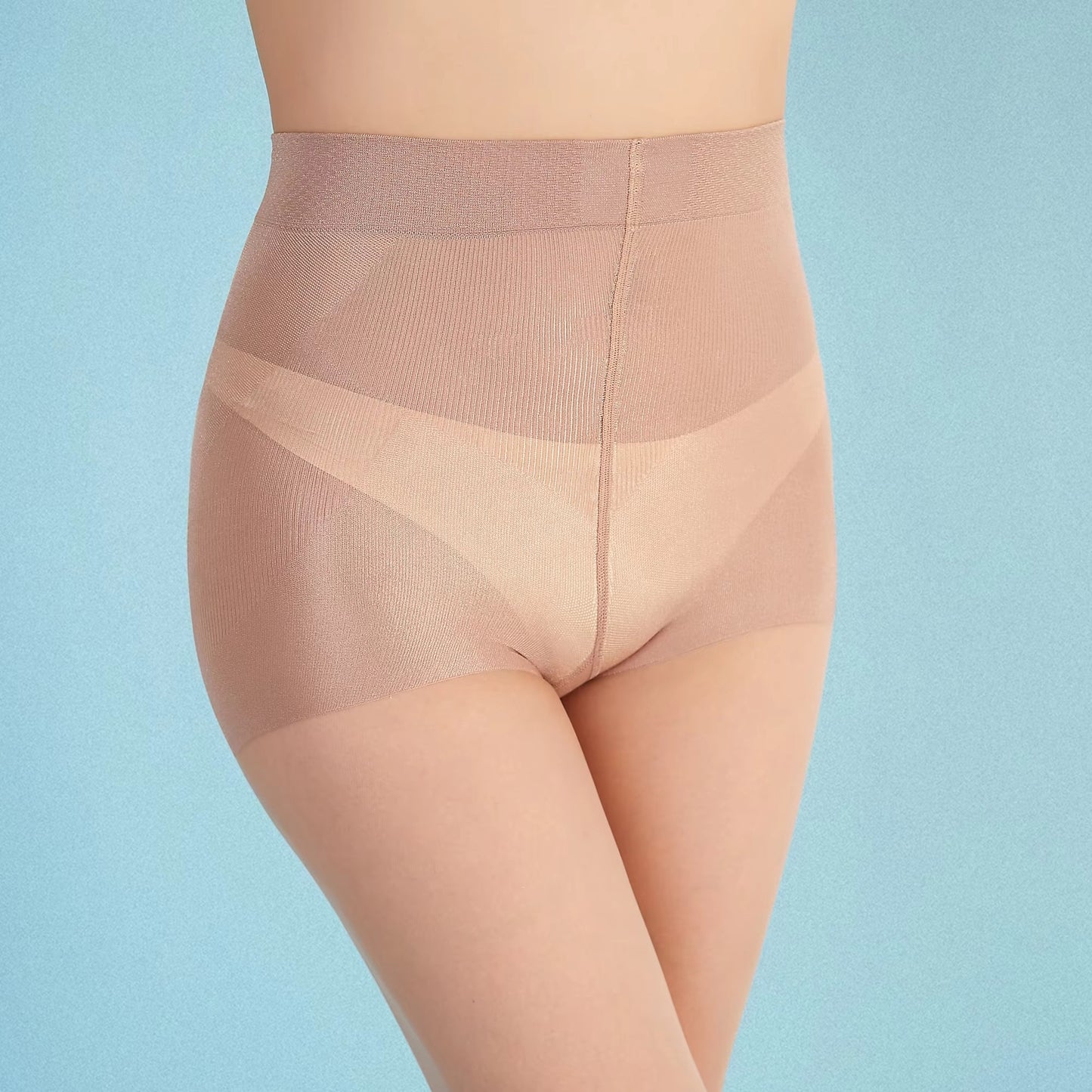 High-Elasticity Shaping Glossy Anti-Snag Waist-Control Silk Stockings