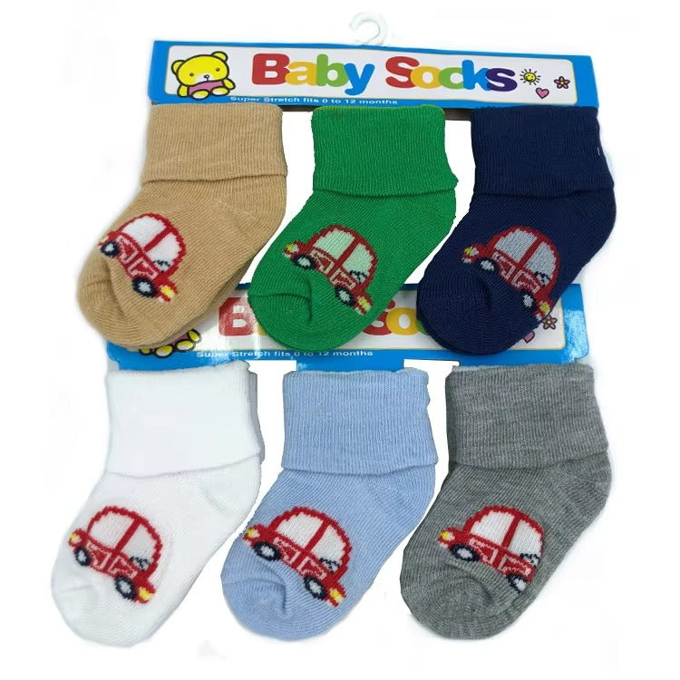 Custom-Color Multi-Age Female White School Socks in Japanese Style