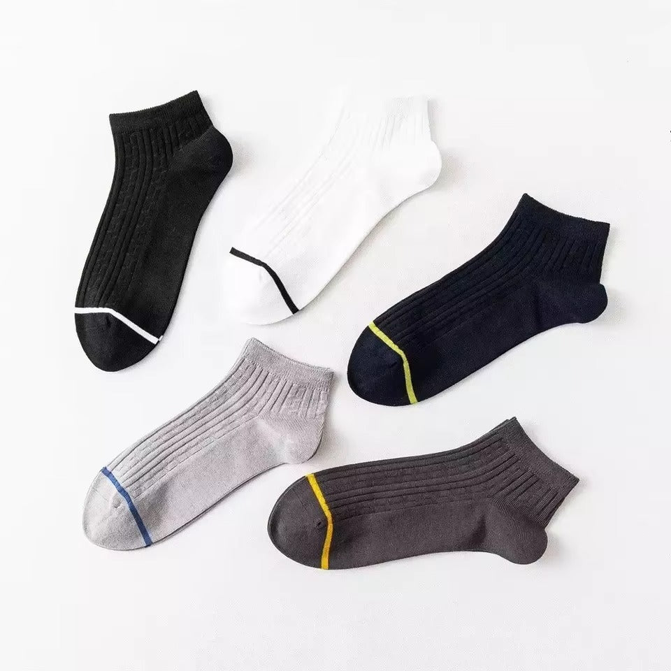 Leisure Comfort Short-Cylinder High-Quality Simple Ventilated Custom Socks