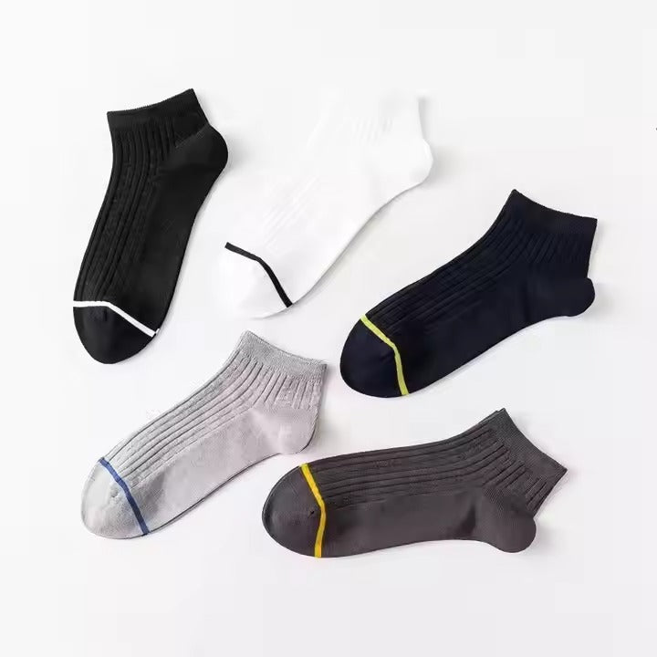 Leisure Comfort Short-Cylinder High-Quality Simple Ventilated Custom Socks