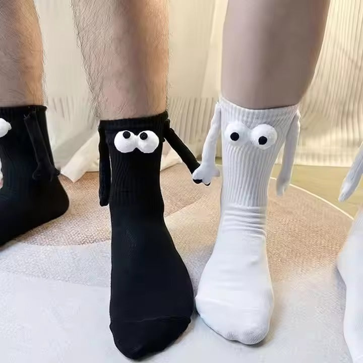 New Design Black Winter Cute Nylon Socks (Unisex)