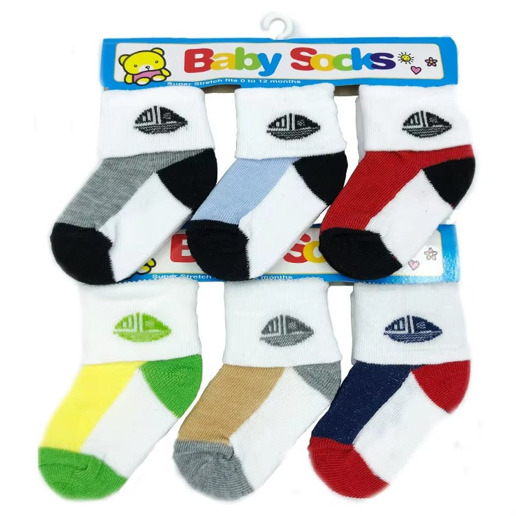 Custom-Color Multi-Age Female White School Socks in Japanese Style