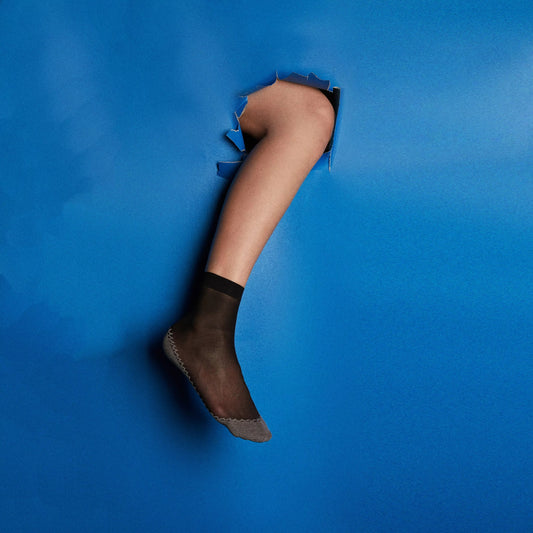 Korean Style Anti-Slip Women's Nylon Tube Socks