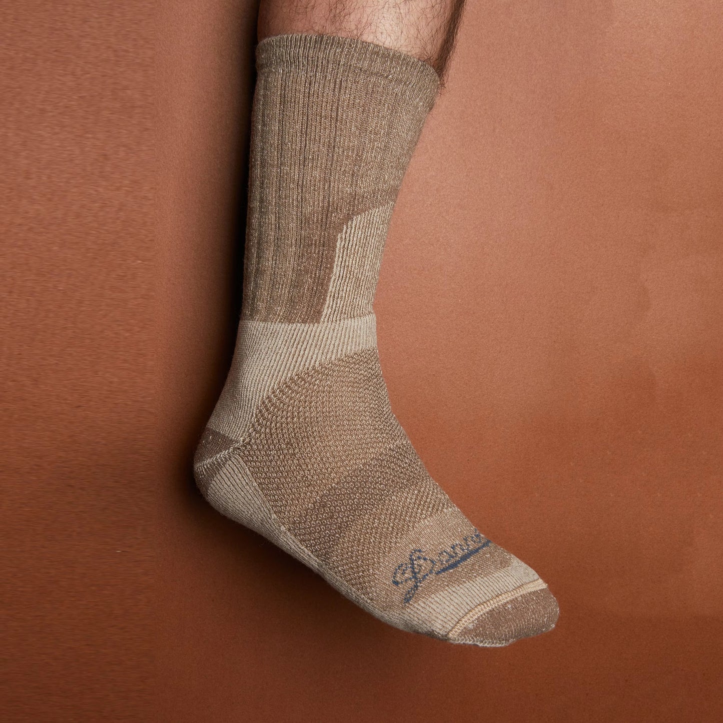 Winter Thick Woollen Men's Crew Socks with Arch Support and Terry Sole