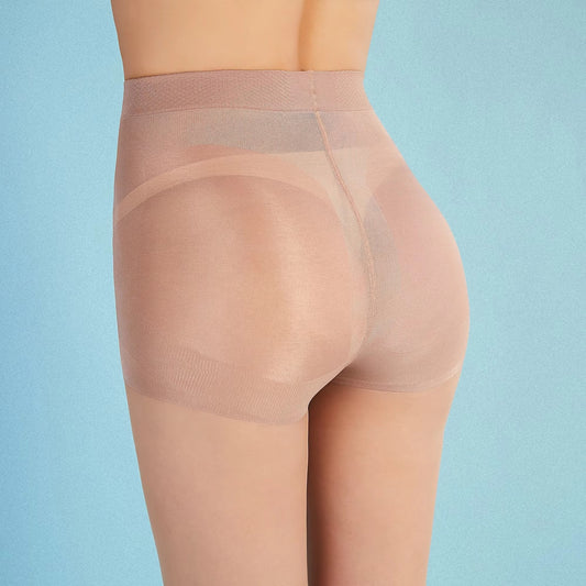 High-Elasticity Shaping Glossy Anti-Snag Waist-Control Silk Stockings