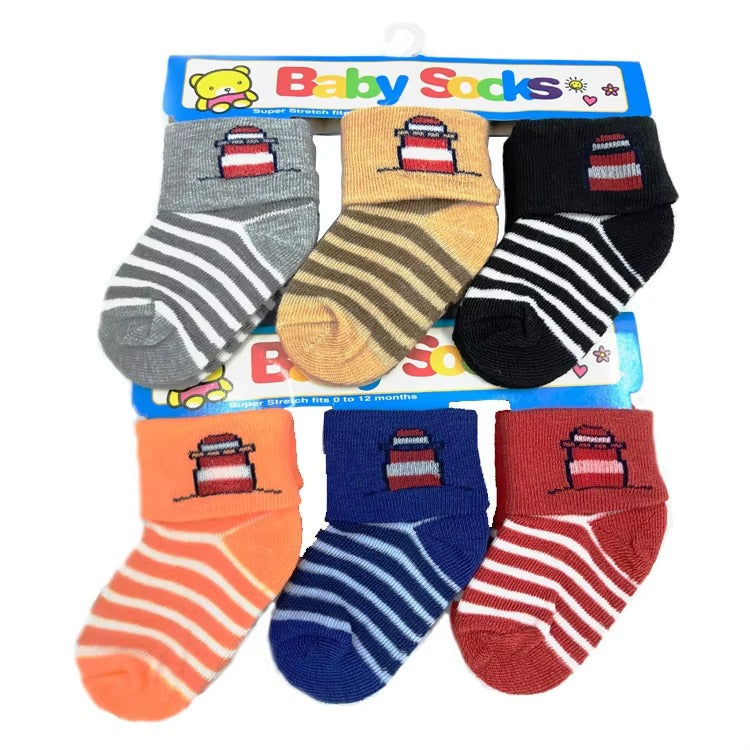 Custom-Color Multi-Age Female White School Socks in Japanese Style